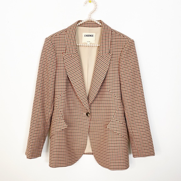 L’AGENCE Chamberlain Houndstooth Blazer - Picture 9 of 12